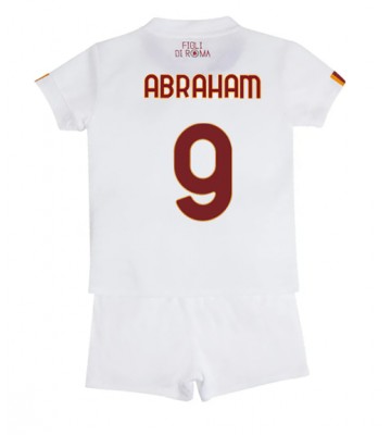AS Roma Tammy Abraham #9 Bortedraktsett Barn 2022-23 Kortermet (+ Korte bukser)